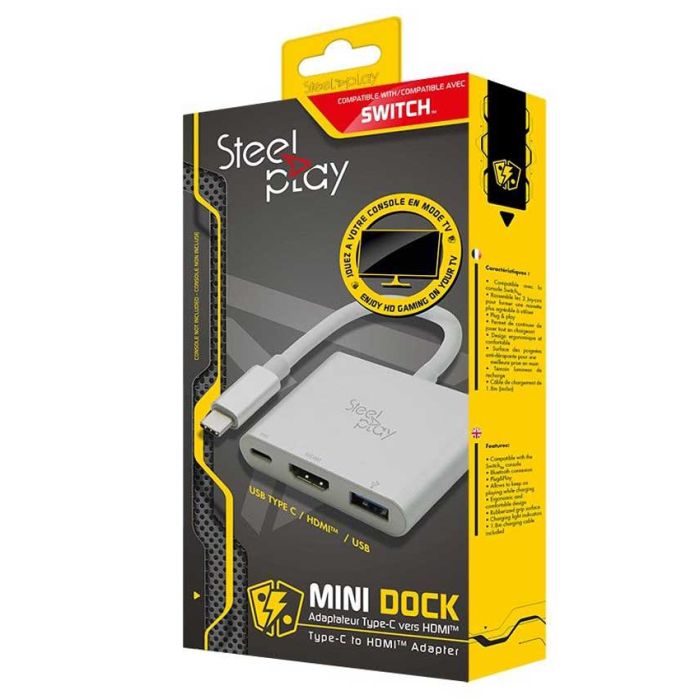 Adapter Steelplay Mini Dock USB-C/HDMI Adapter SWITCH