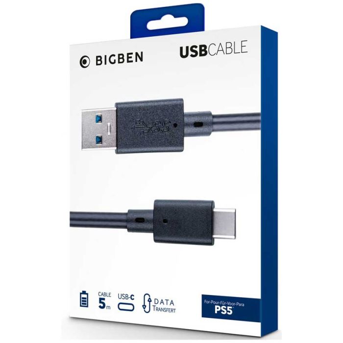 Kabl Nacon BigBen PS5 USB-C Charge and Data 5m