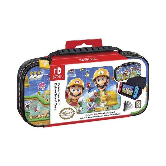 Futrola Nacon BigBen Nintendo SWITCH Travel Case Mario Maker 2