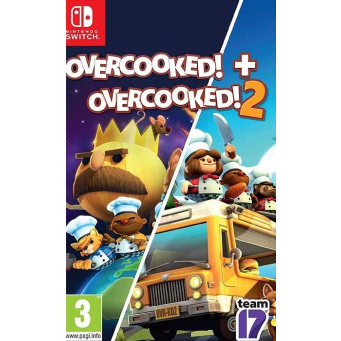 SWITCH Overcooked and Overcooked 2 Double Pack
