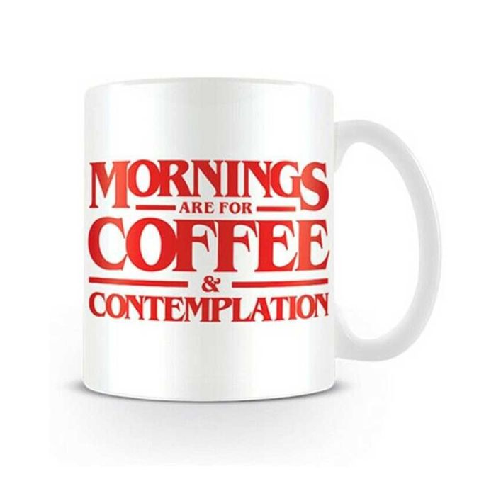 Šolja Stranger Things Coffee and Contemplation Mug