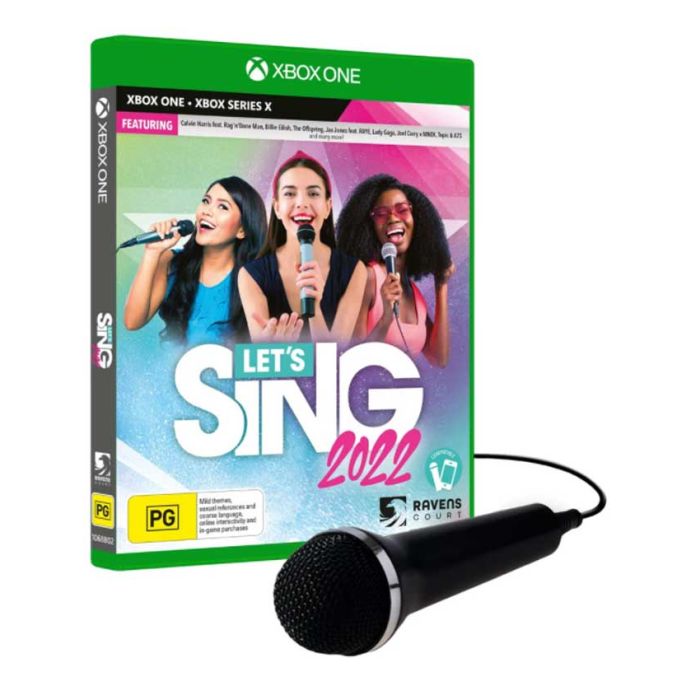 XBOX ONE Lets Sing 2022 sa mikrofonom