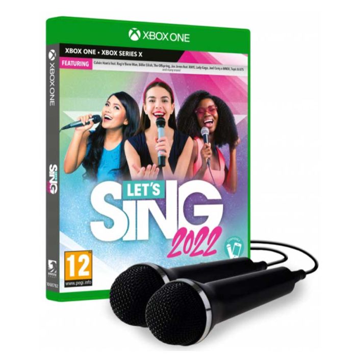 XBOX ONE Lets Sing 2022 sa dva mikrofona