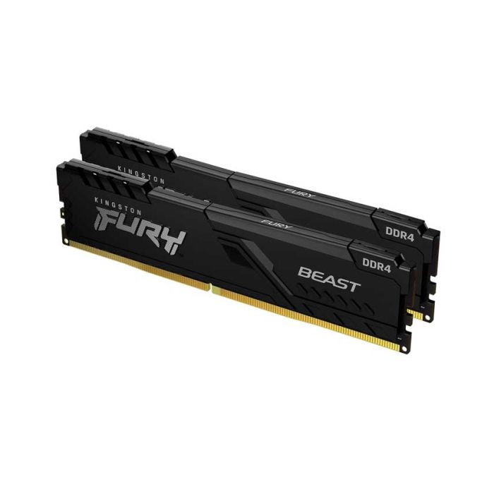 Memorija Kingston DIMM DDR4 32GB (2x16GB kit) 3733MHz KF437C19BB1K2/32 Fury Beast Black