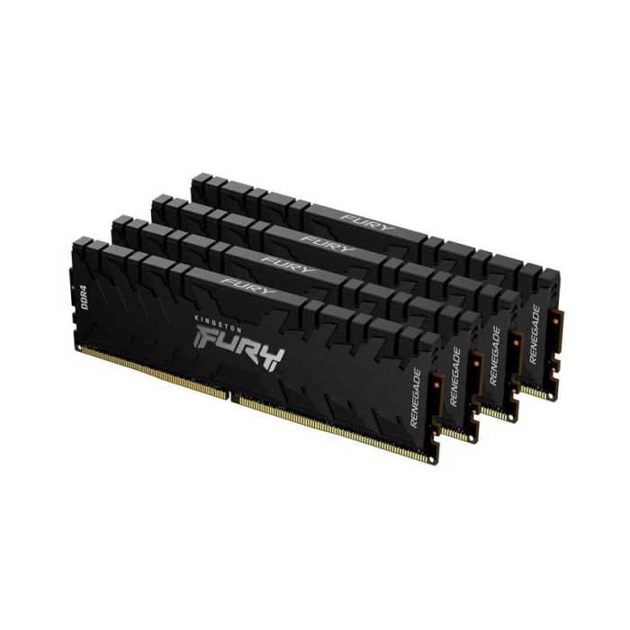 Memorija Kingston DIMM DDR4 128GB (4x32GB kit) 3200MHz KF432C16RBK4/128 Fury Renegade Black