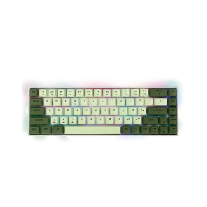 Mehanička tastatura AULA F3068 Green/White RGB 60%