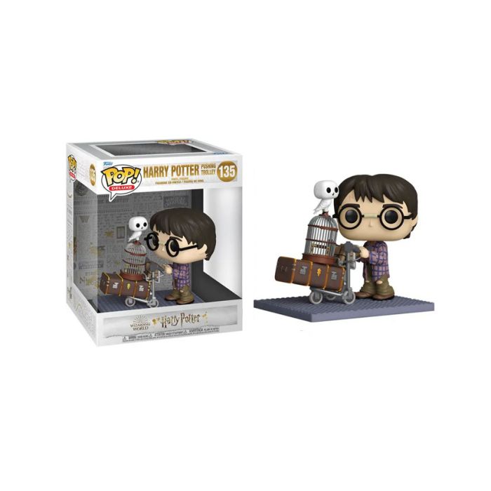 Figura POP! Harry Potter Deluxe - Harry Pushing Trolley