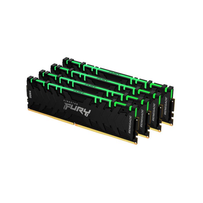 Memorija Kingston DIMM DDR4 128GB (4x32GB kit) 3600MHz KF436C18RBAK4/128 Fury Renegade RGB