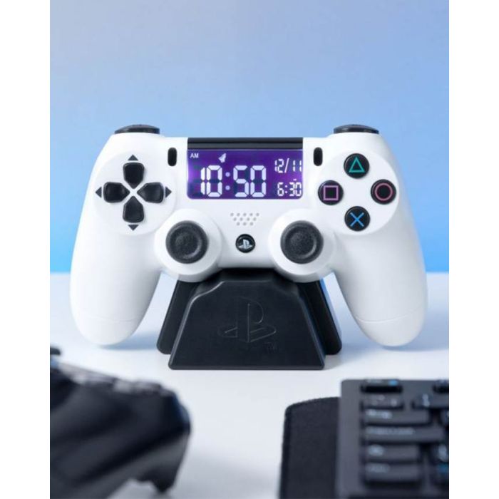 Sat Paladone Playstation White Controller - Alarm Clock