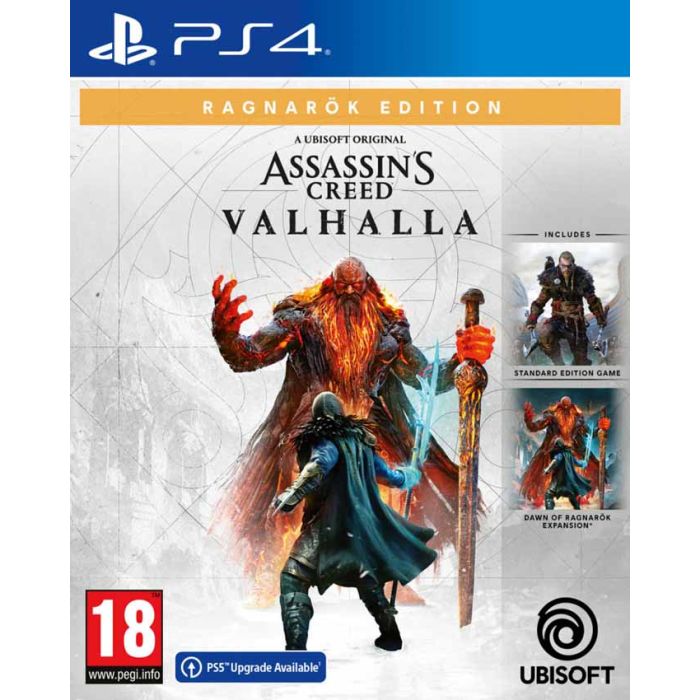 PS4 Assassins Creed Valhalla Ragnarok Edition (code in a box)