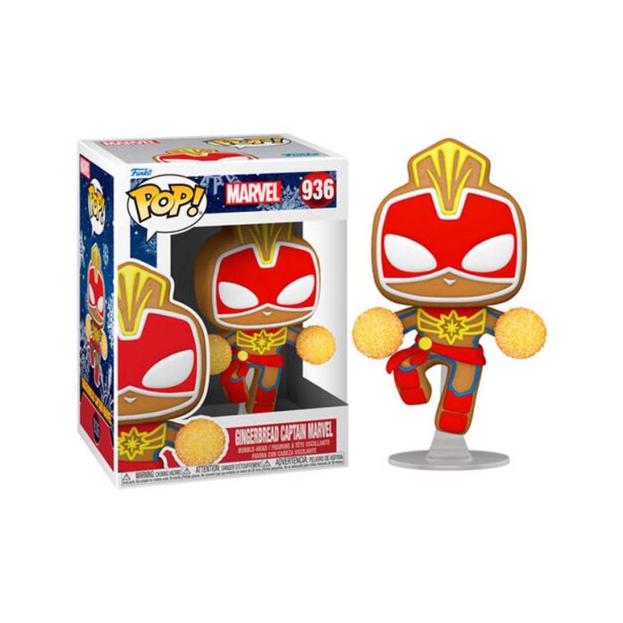Figura POP! Marvel: Holiday - Captain Marvel