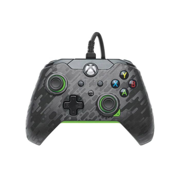 Gamepad PDP Wired Controller Carbon Neon (Green) XB1 XBSX PC