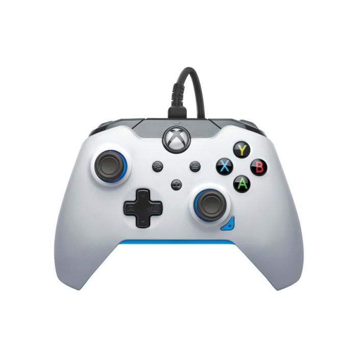Gamepad PDP Wired Controller White Ion (Blue) XB1 XBSX PC