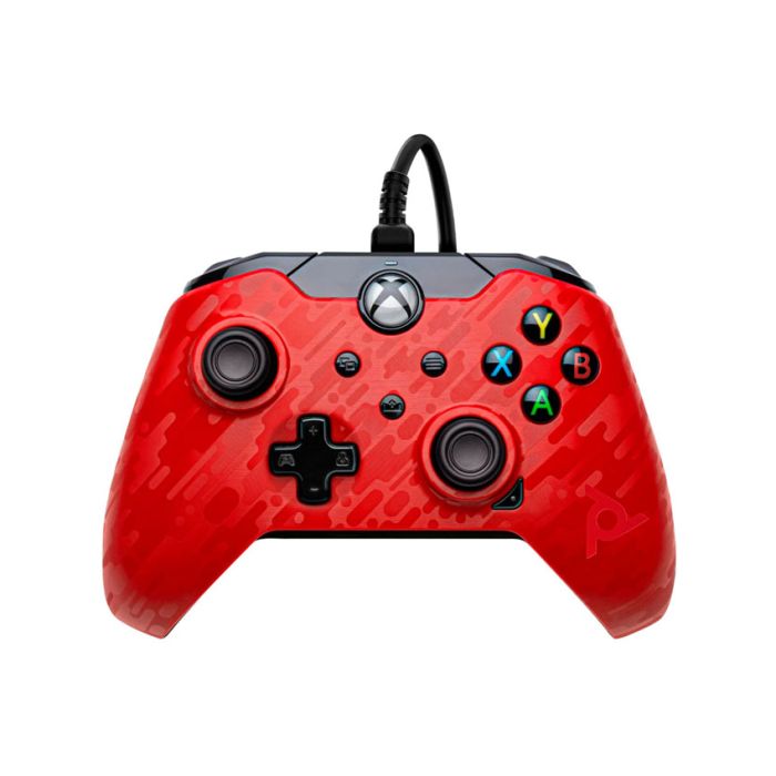 Gamepad PDP Wired Controller Red Camo XB1 XBSX PC