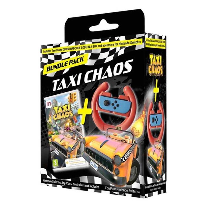 SWITCH Taxi Chaos (code in a box) Steering Wheel bundle