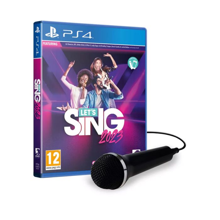 PS4 Lets Sing 2023 sa mikrofonom