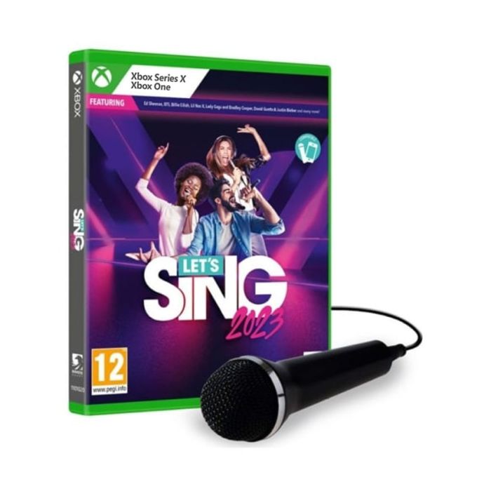 XBSX Lets Sing 2023 sa mikrofonom