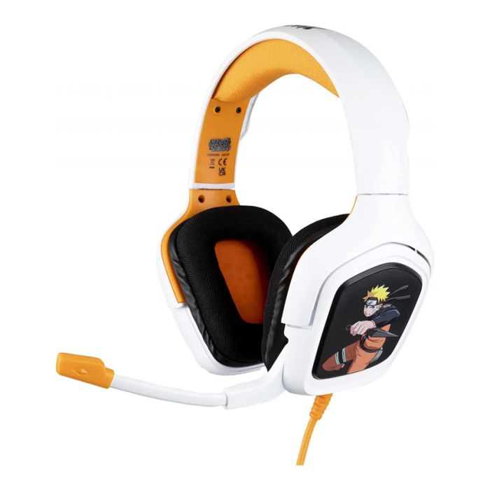 Slušalice Konix - Naruto Shippuden - Naruto White Gaming Headset