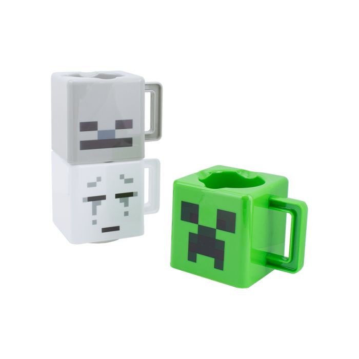 Šolja Paladone Minecraft - Set of 3 Stacking Mugs