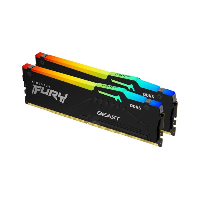 Ram memorija Kingston DIMM DDR5 64GB (2x32GB kit) 5600MT/s KF556C40BBAK2-64 Fury Bea