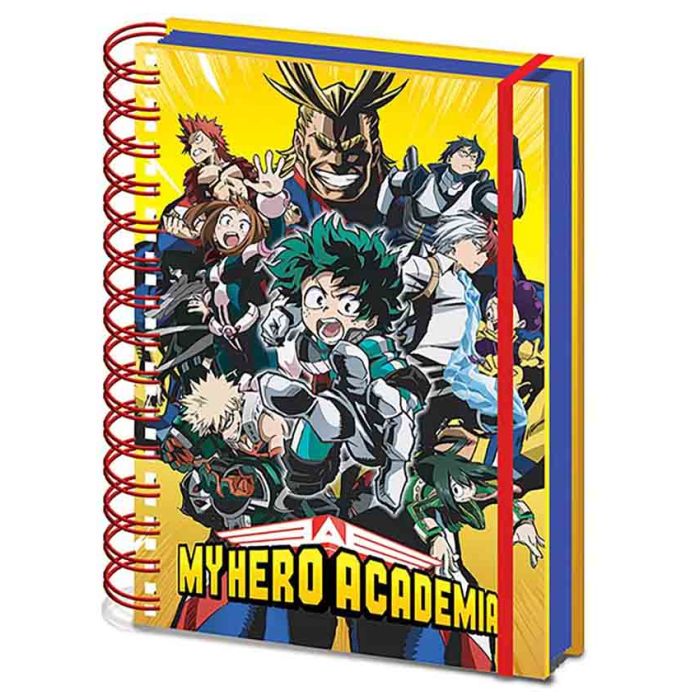 Sveska My Hero Academia S1 (Radial Character Burst) A5 Notebook