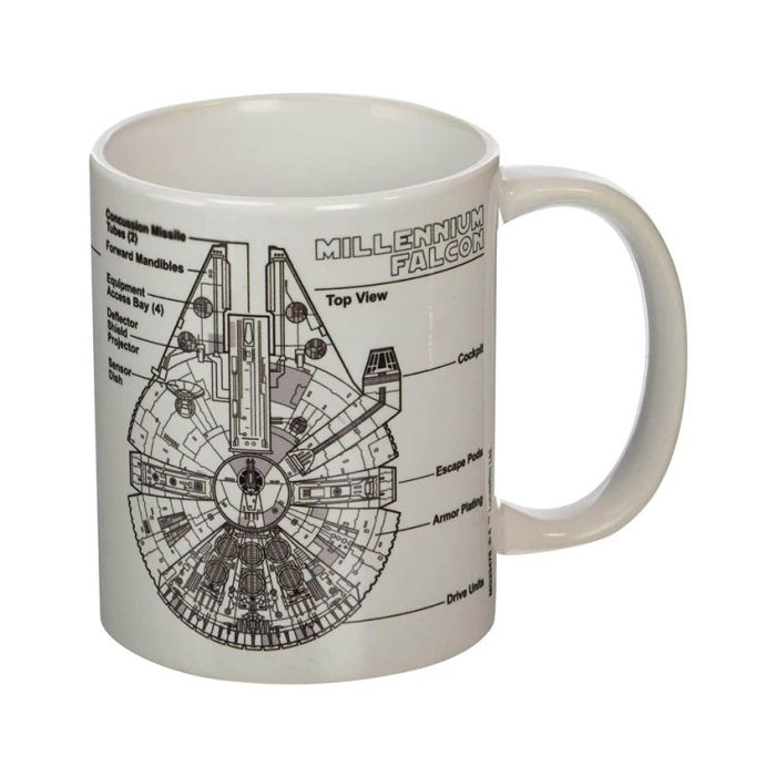 Šolja Star Wars Millennium Falcon Sketch Mug