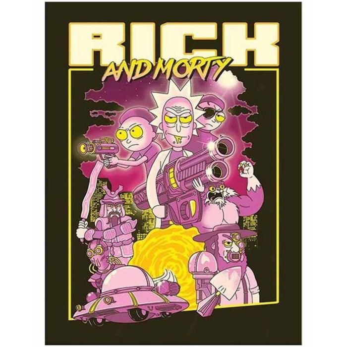 Poster LX - Rick and Morty (80S Action Movie)