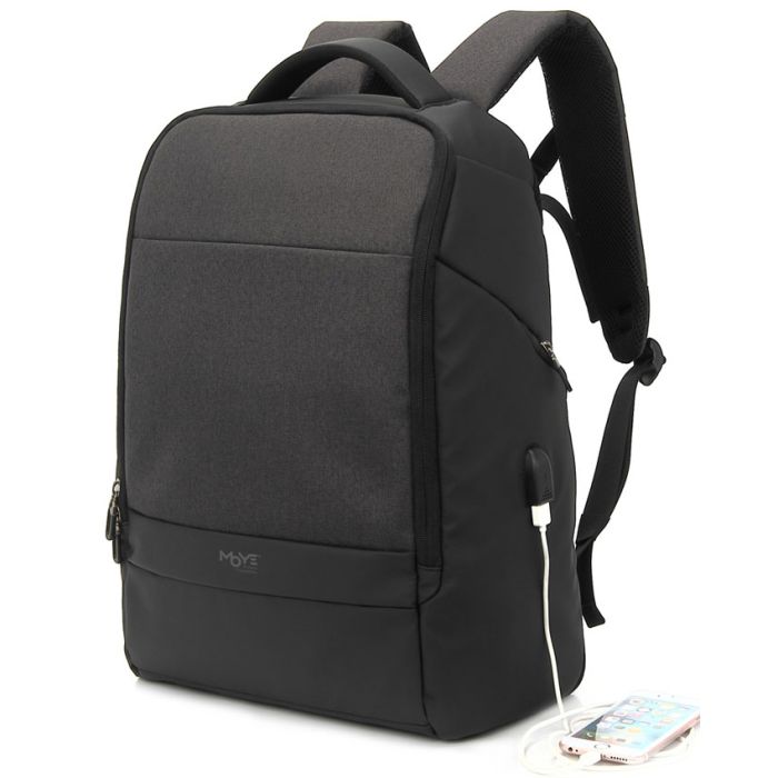 Ranac Moye Trailblazer 15.6 Backpack Black O2