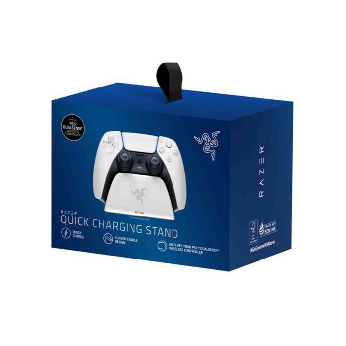 Punjač Razer Quick Charging Stand for Playstation 5 White