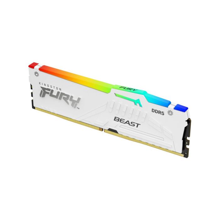 Ram memorija Kingston DIMM DDR5 32GB 6000MT/s KF560C36WBEA-32 Fury Beast RGB White E