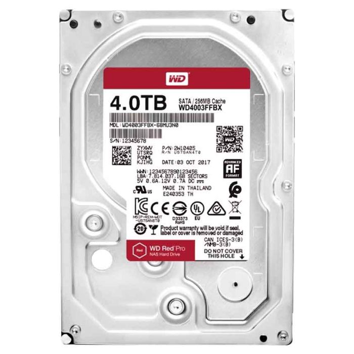 Hard disk Western Digital 4TB 3.5 Red Pro