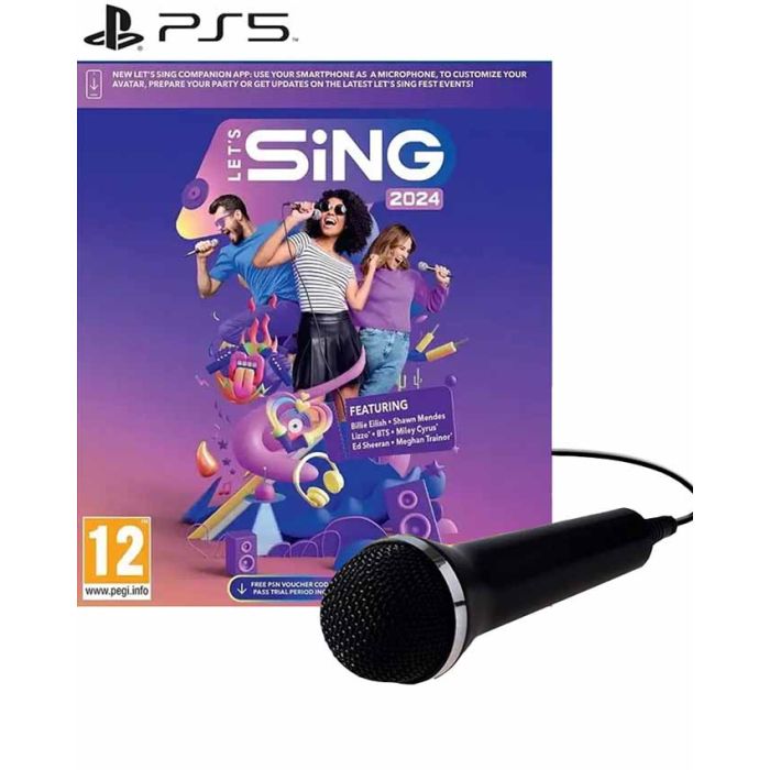 PS5 Lets Sing 2024 - Single Mic Bundle