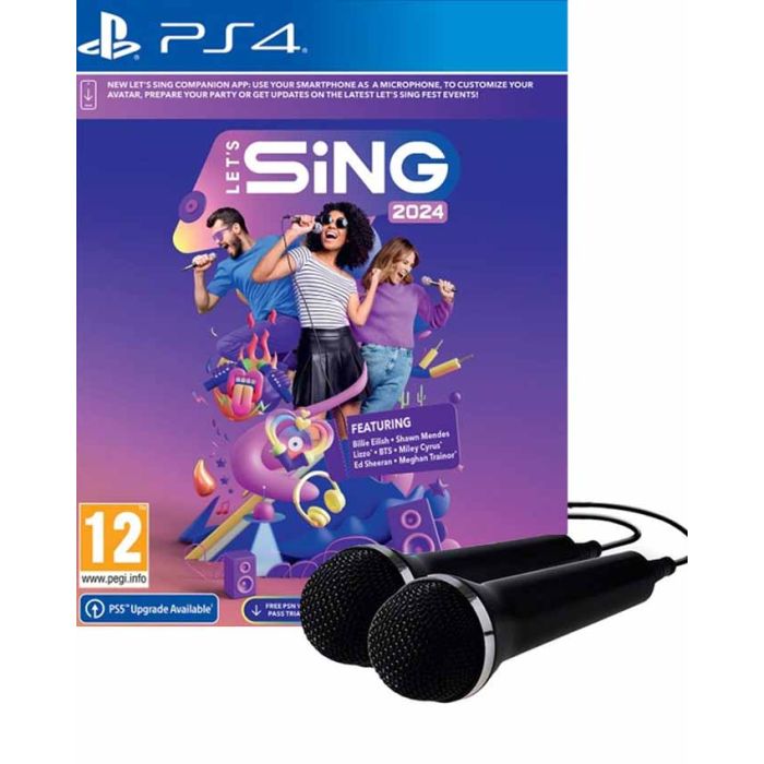 PS4 Lets Sing 2024 - Double Mic Bundle