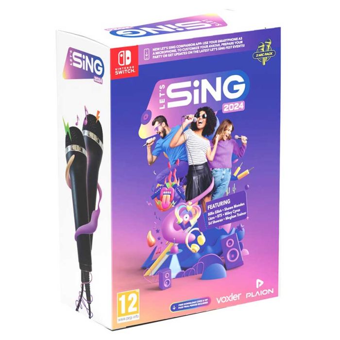 SWITCH Lets Sing 2024 - Double Mic Bundle