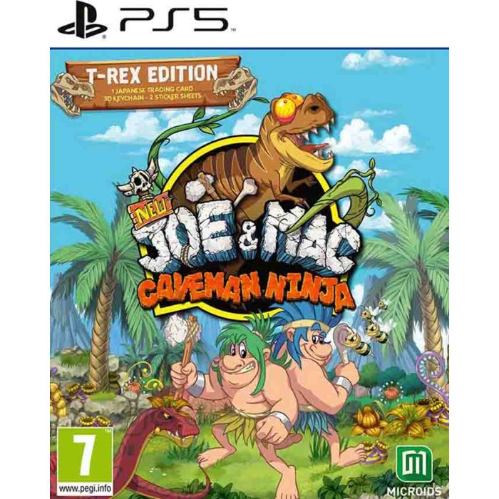 PS5 New Joe&Mac: Caveman Ninja T-Rex Edition