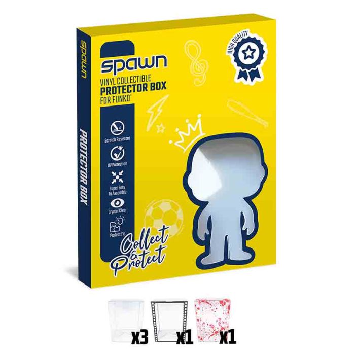 Zaštitna kutija Spawn - komplet providnih 4'' kutija za POP figure - 5 komada