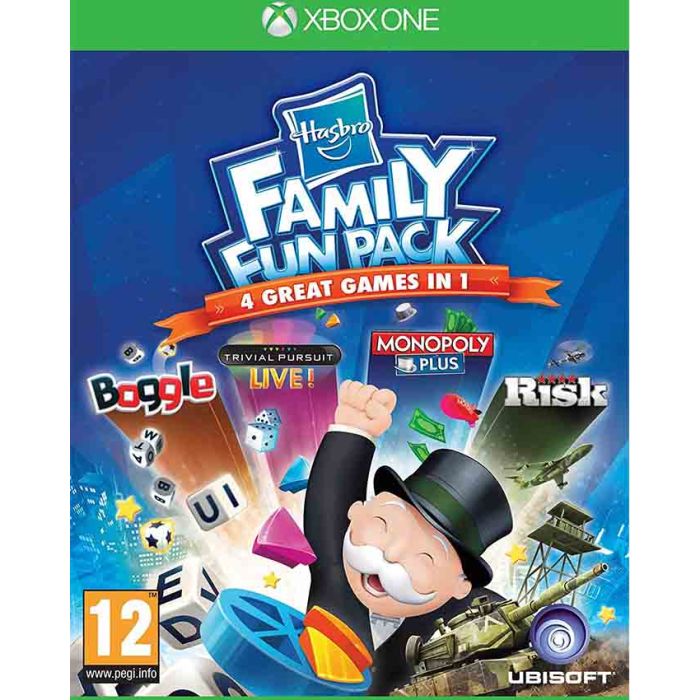 XBOX ONE Hasbro Family Fun Pack (Boggle + Trivial Pursuit + Monopoly + Risk)