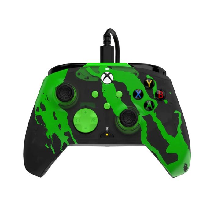 Gamepad PDP Wired Controller Rematch - Jolt Green Glow In The Dark XBSX