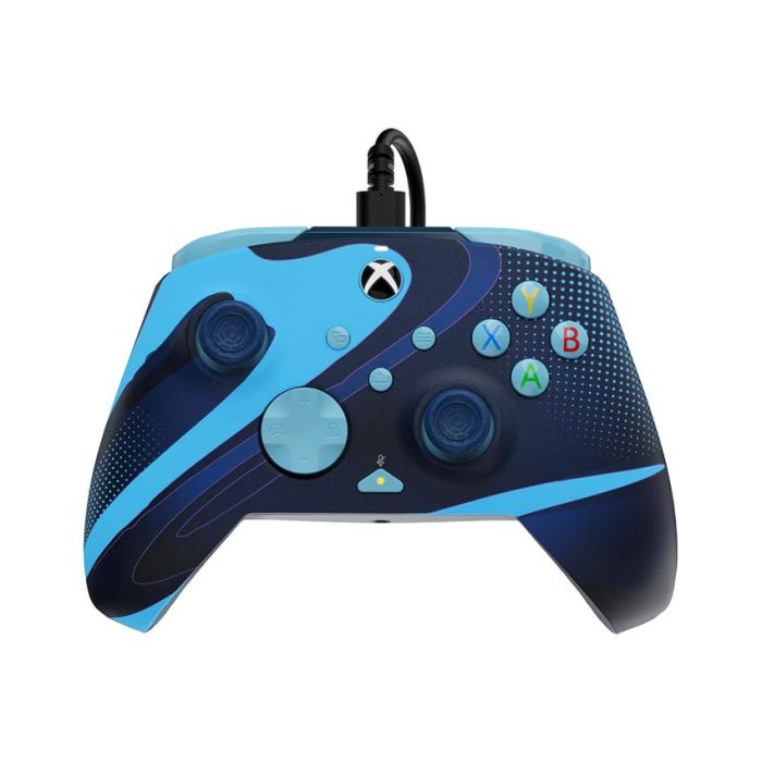 Gamepad PDP Wired Controller Rematch - Blue Tide Glow In The Dark XBSX
