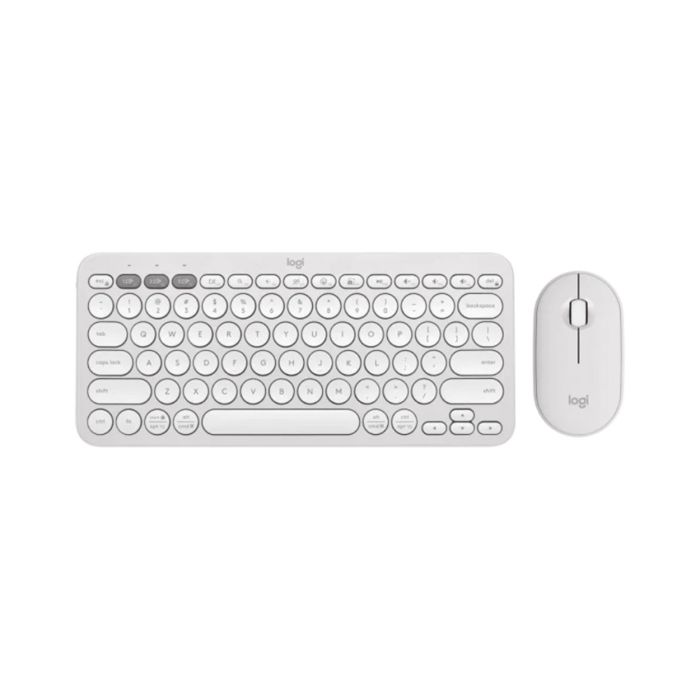 Tastatura + miš Logitech Pebble2 Wireless Combo White