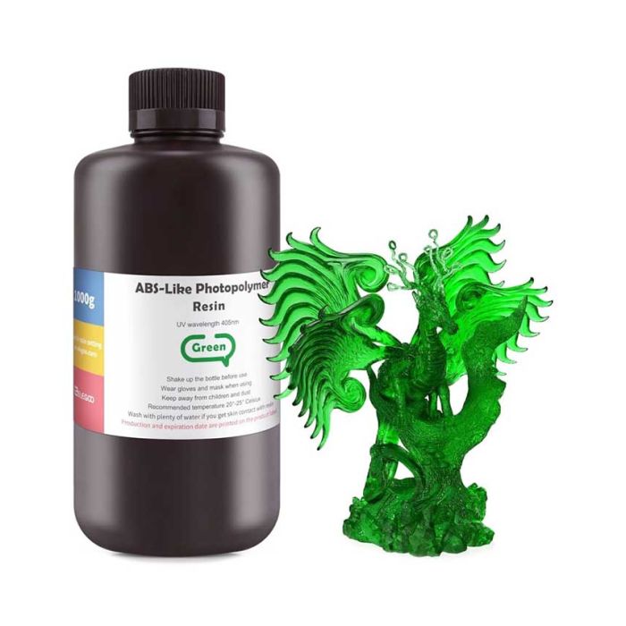 Resin Elegoo ABS-Like Resin 1000g - Clear Green