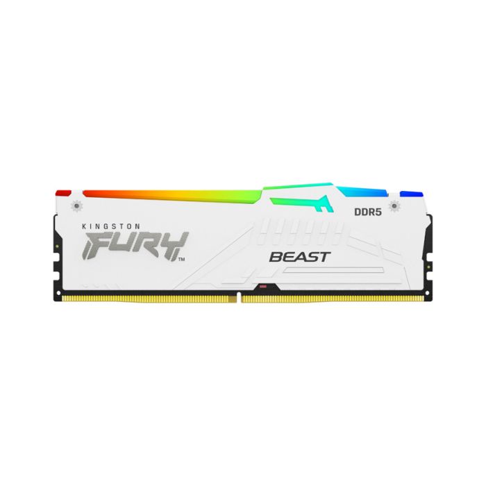 Ram memorija Kingston DIMM DDR5 32GB 6000MT/s KF560C40BWA-32 Fury Beast White RGB