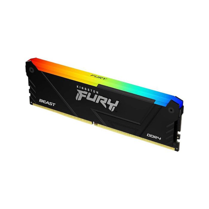 Ram memorija Kingston DIMM DDR4 16GB 3600MT/s KF436C18BB2A/16 Fury Beast RGB Bla