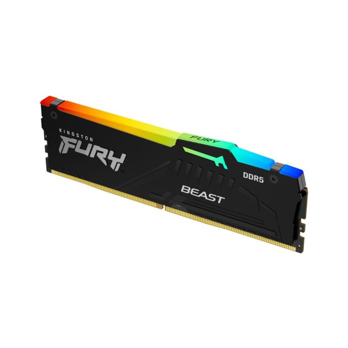 Ram memorija Kingston DIMM DDR5 32GB 5600MT/s KF556C40BWA-32 FURY Beast RGB Blac