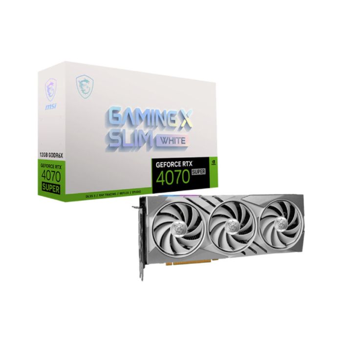 Grafička kartica MSI GeForce RTX 4070 12GB RTX 4070 SUPER 12G GAMING X SLIM White