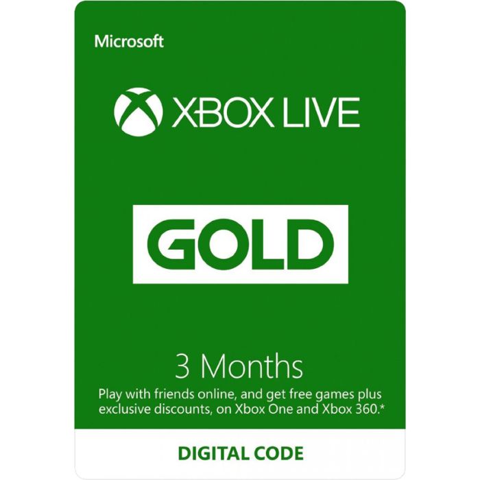 XBOX Live Gold pretplata 3 meseca