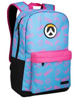Ranac Overwatch D.Va Splash Backpack Blue/Pink