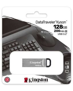USB Flash Kingston 128GB DataTraveler Kyson USB 3.2 flash DTKN/128GB Gray