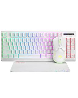 Tastatura + miš + podloga Marvo CM310 White