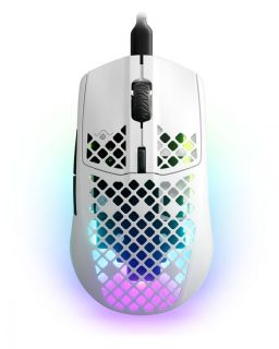 Gejmerski miš SteelSeries AEROX 3 - Snow